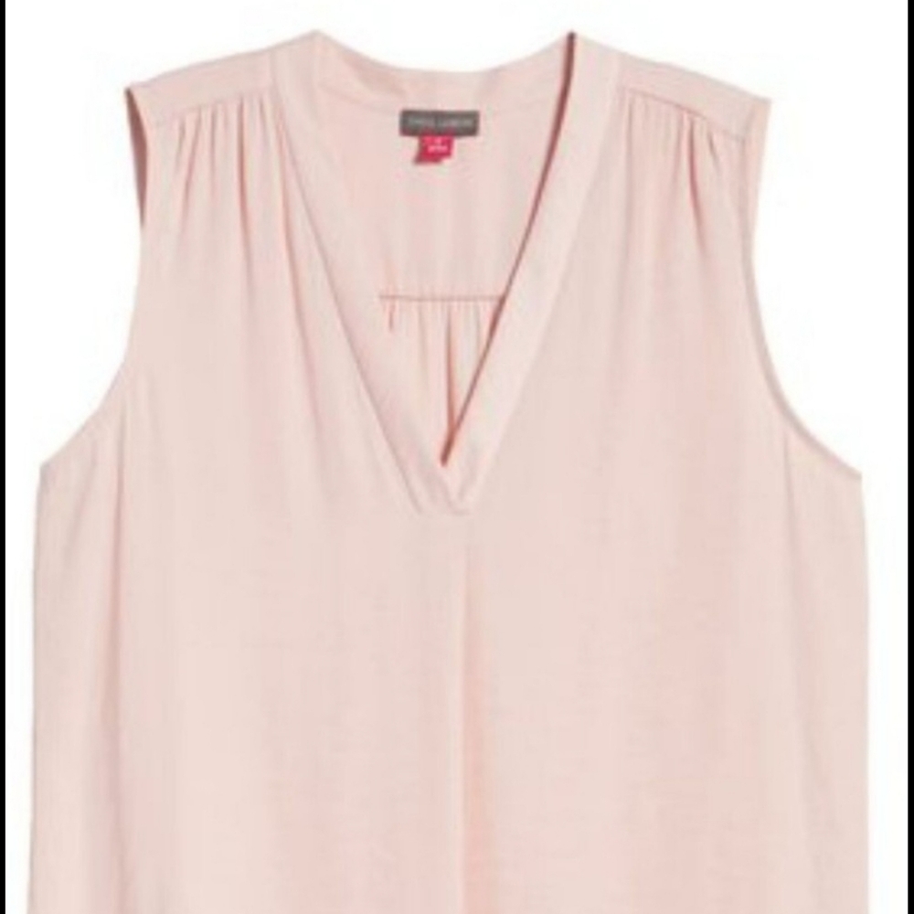 Vince Camuto Rumpled Satin Blouse